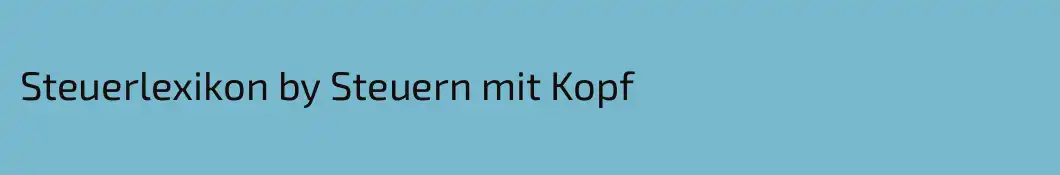 Steuerlexikon by Steuern mit Kopf